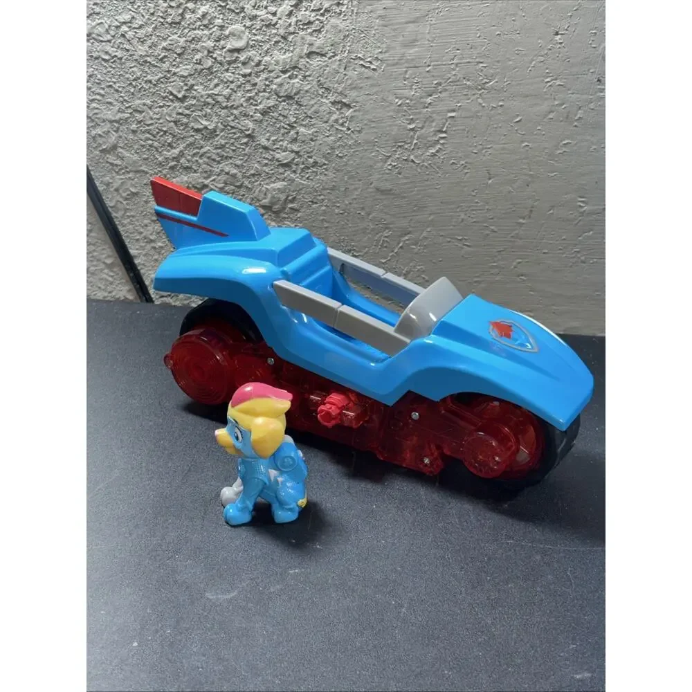 Scraps &Paw Patrol Mighty Pups Twins Power Split Vehicle One Side ( Working)